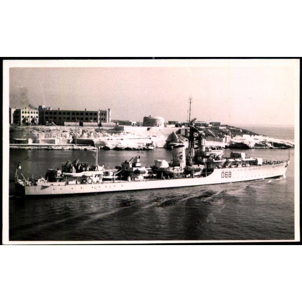 Krigsskib - Fotokort u/n