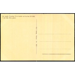 Krusaa - Her m�dte Christian X de danske - Karl Immig 9825 - Ubrugt