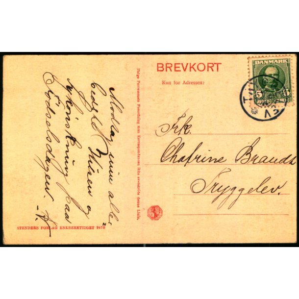 TRYGGELEV p Postkort