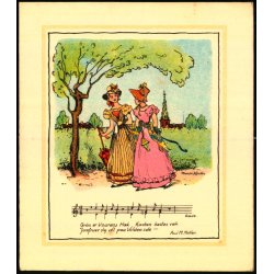 Marie Hjuler -  Dobbeltkort u/n - Ubrugt