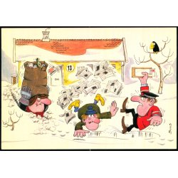 Buus - Postbudet - Avisbudet ... - P.T. u/n - Ubrugt