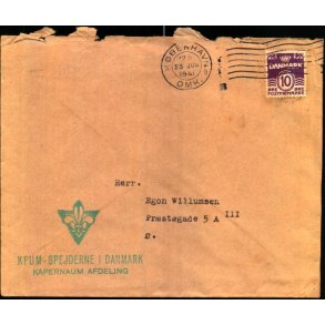 Kuvert K.F.U.M. Spejderne i Danmark - u/n - Brugt