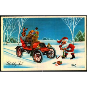 K.V. Larsen - Gldelig Jul - Rudolf Olsen u/n - Brugt