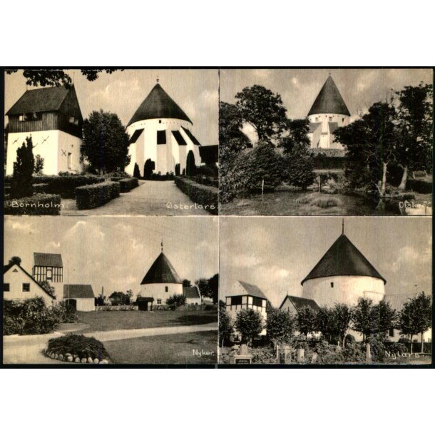 Bornholm - Sct. Ols - Nyker - Nylars - sterlars Rundkirke - Colbergs Bogh. 3205 - Ubrugt