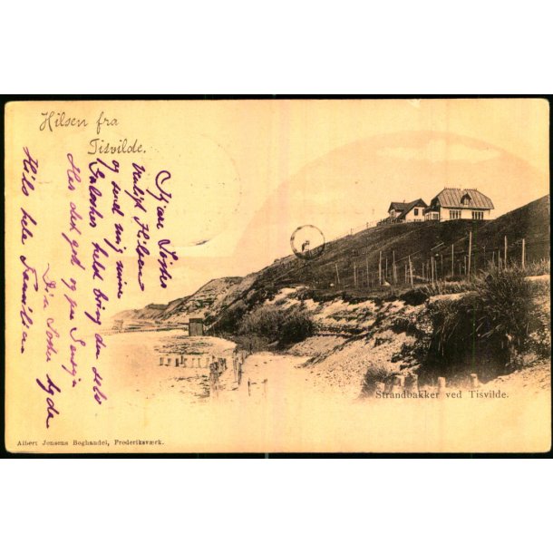Hilsen fra Tisvilde - Strandbakker ved Tidsvilde - A. Jensens Bogh. u/n - Brugt