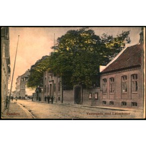 Randers - Vestergade med Latinskolen - J.M.Jensen 113 - Brugt