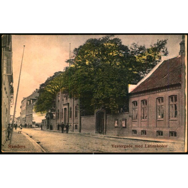 Randers - Vestergade med Latinskolen - J.M.Jensen 113 - Brugt