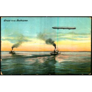 Luftsskib over Bodensee - C.K.Tabler959a - Ubrugt