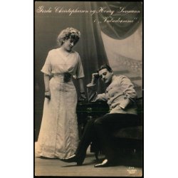 Gerda Christophersen og Henry Seemann i Valsedrmme - Alex Vincent 644 - Ubrugt