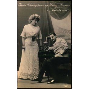Gerda Christophersen og Henry Seemann i Valsedrmme - Alex Vincent 644 - Ubrugt