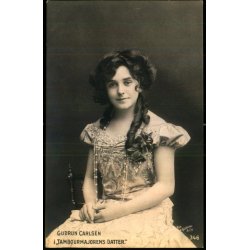Gudrun Carlson i Tambourmajorens Datter - Budtz 346 - Ubrugt