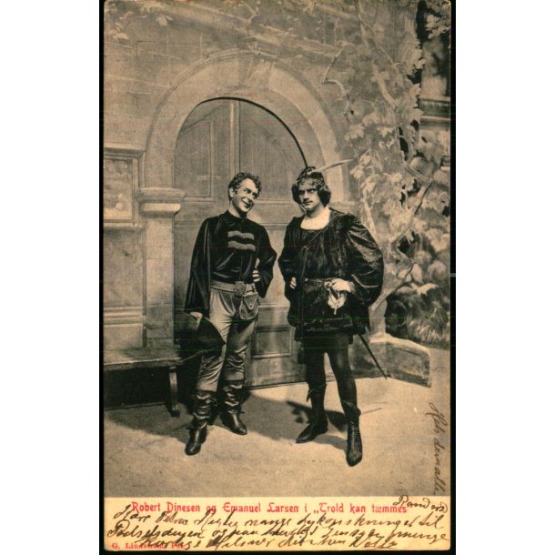 Robert Dinesen og Emanuel Larsen i Trold kan Tmmes - Alex Vincent 1178 - Brugt