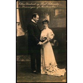 Ellen Diedrich og Poul Schmedes i Dronningen af Montmartre - Alex Vincent 608 - Brugt