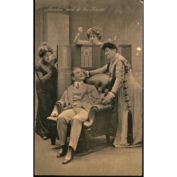 Manden med de tre Koner - Alex Vincent 1726 - Brugt