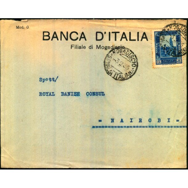 Luftpost Brev fra Somalia til Kenya - 3 - 2 - 36