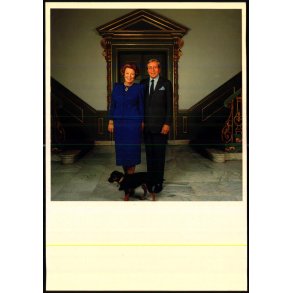 Dronning Beatrix - Prins Claus - Holland -  spanjersberg 124 - Ubrugt