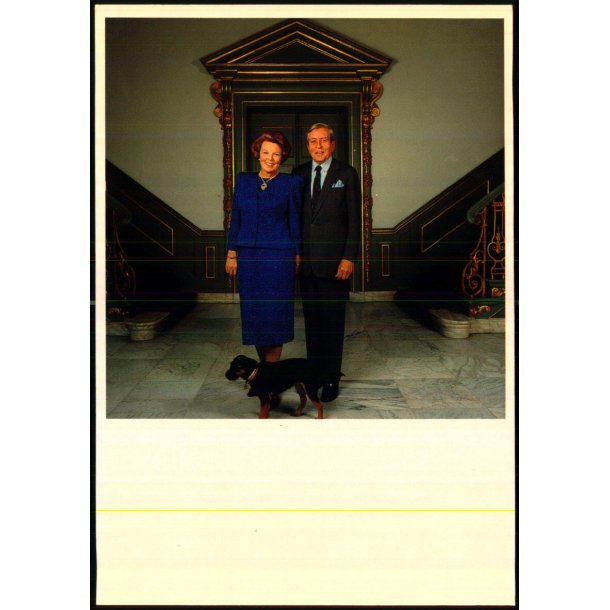 Dronning Beatrix - Prins Claus - Holland -  spanjersberg 124 - Ubrugt