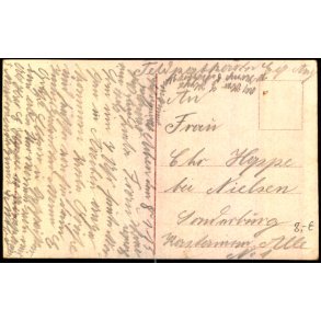 Feldpostkort - 8 - 1 - 15 - Til Sonderburg - Forside : Aachen