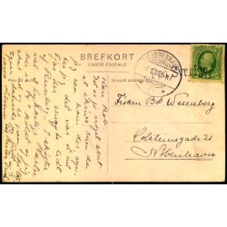 Postkort fra Sverige  8 - 2 - 09  - Til Kbenhavn  - Stempel Fra Sverige