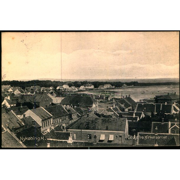 Nyk�bing M. - Udsigt fra Kirketaarnet - Stender 2250 - Brugt