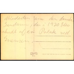 Gendarm Aksel S. Hansen - Fotokort u/n - Ubrugt