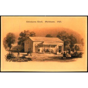 Kbenhavns Tivoli - Skydebanen 1843 - Stender 34369 - Ubrugt