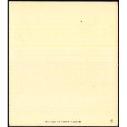 Marie Hjuler -  Dobbeltkort u/n - Ubrugt