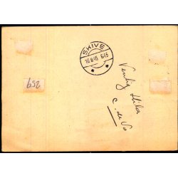 Rekomaderet - Luftpostkort - Censurpostkort fra Holland  10 - 8 - 45 - Til Danmark