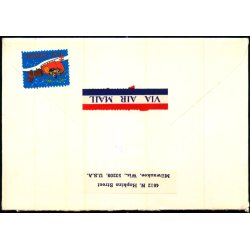 Luftpost Brev fra U.S.A. til Danmark - 9 - 12 - 72