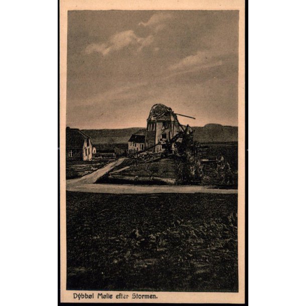 Dybb�l-M�lle efter Stormen - Fr. Biehl u/n - Ubrugt