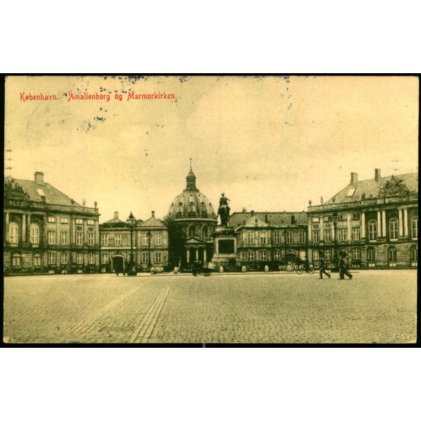  K�benhavn - Amalienborg og Marmorkirken - K. 2755