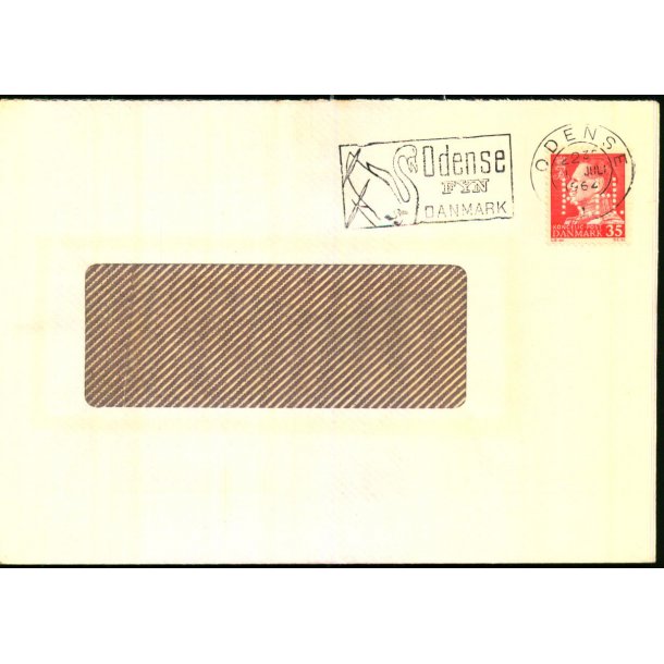 Perfin - Kbenhavns Handelsbank - Stemplet 1 - 7 - 64 - Brugt