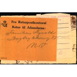 Postkort - Ubekendt Distrilt - 27 - 19 - 5 - 4 - Retur til Afsender 22 - 12 - 43 - Brugt