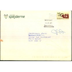 Kuvert K.F.U.M. Spejderne - u/n - Brugt