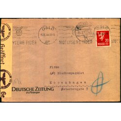 Censurbrev fra Norge  13 - 2 - 44 - Til Danmark