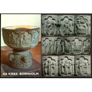 Bornholm - Aa  Kirke fra omkring r 1150 - Bornholms Tidende u/n - Ubrugt
