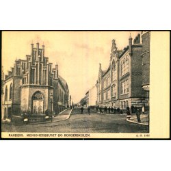 Randers - Menighedshuset og Borgerskolen - A.�. 1002 - Ubrugt