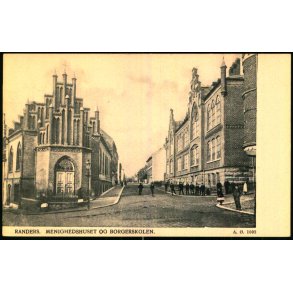 Randers - Menighedshuset og Borgerskolen - A.�. 1002 - Ubrugt