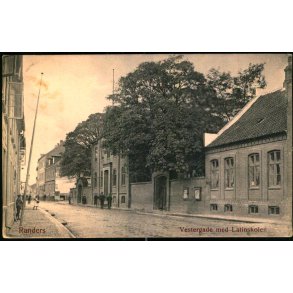 Randers - Vestergade med Latinskolen - J.M.Jensen 113 - Brugt