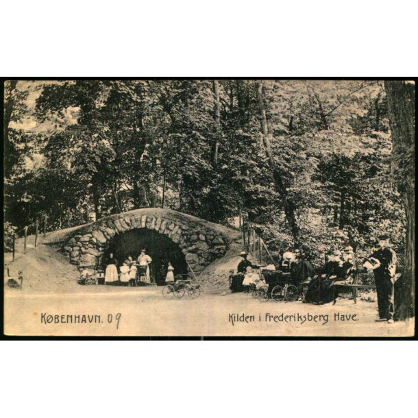 Kbenhavn - Kilden i  Frederiksberg Have - Stender 595 - Brugt