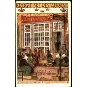 Krogs Fiskerestaurant - Gl. Strand - Chr. Cato u/n - Brugt