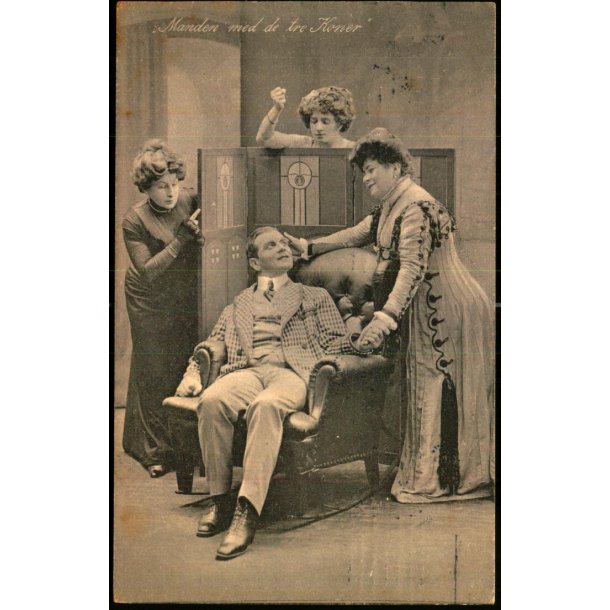 Manden med de tre Koner - Alex Vincent 1726 - Brugt