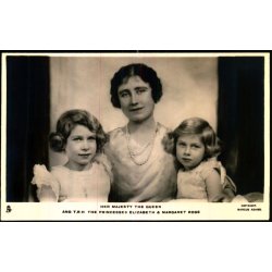 Dronningen og Prinsesse Elizabeth og Margaret Rose - Ubrugt