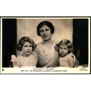 Dronningen og Prinsesse Elizabeth og Margaret Rose - Ubrugt
