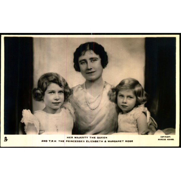 Dronningen og Prinsesse Elizabeth og Margaret Rose - Ubrugt