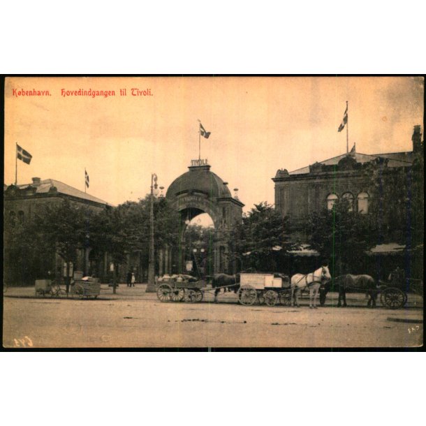 Kbenhavn - Hovedindgangen  til Tivoli - u/n - Ubrugt