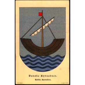 Danske Byvaabner - R�dby Byvaaben - Fritz Benzen 53 - Brugt