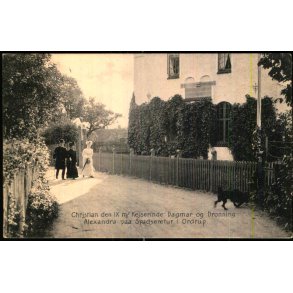 Christian den IX m. Kejserinden og Dronning Alexandra - Stender 4618 - brugt