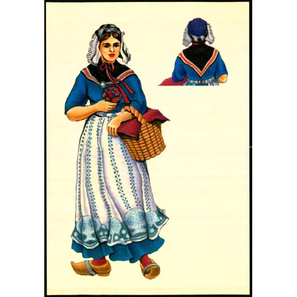 Dansk egnsdragt fra Aalborg - 1810 - 1820 - Odense T.K. 8353 - Ubrugt