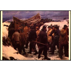 M. Anker - Redningsbden fres gennem klitterne - Skagen Museum 2037 - Ubrugt